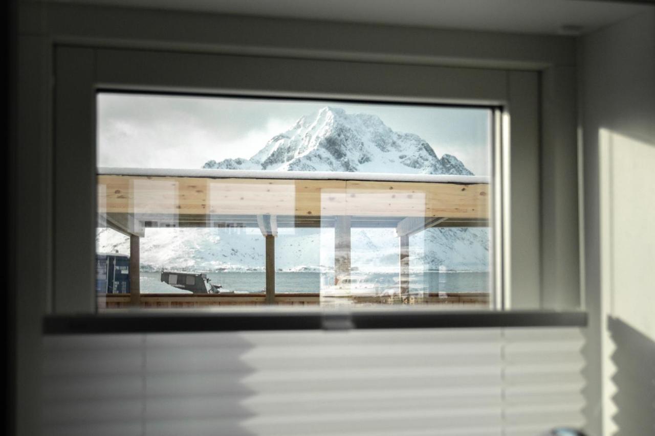 Gravdal  Brand New Nappstraumen Seaview Cabin 빌라 외부 사진