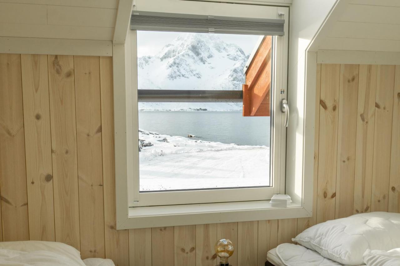 Gravdal  Brand New Nappstraumen Seaview Cabin 빌라 외부 사진